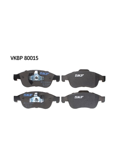 Skf Ön Fren Balatası Megane Iıı 09 Scenıc Iıı 09 Fluence 10 Duster 10 Lodgy 12 Captur I 13 1.5 Dcı 1.6 16v Vkbp 80015 410a12582r 410600379r 410605961r