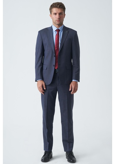 White Stone Coventry T2459 4 Drop Slim Fit Likralı Takım Elbise Desenli-desenli Çok Renkli
