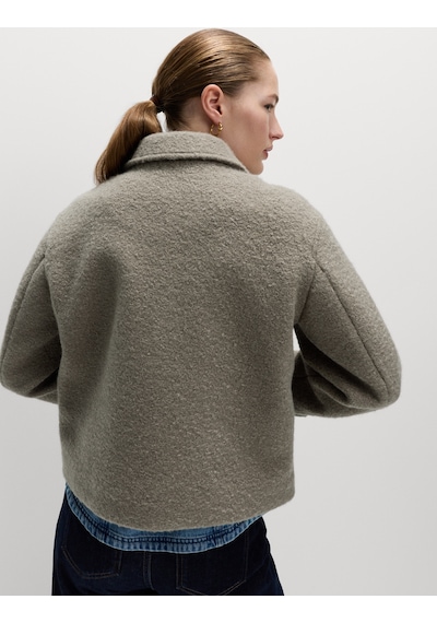 Marks & Spencer Dokulu Yaka Detaylı Bomber Ceket T59005002C Kahverengi