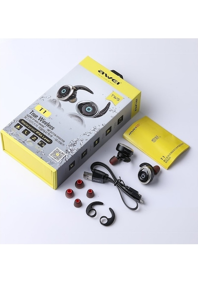 Awei T1 TWS Bluetooth 4.2 Kulak İçi Kulaklık