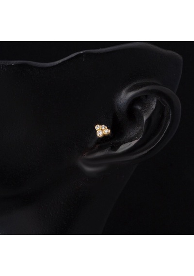 Tektaş 14 Ayar Tragus Altın Küpe Kphss14k22480 Sarı