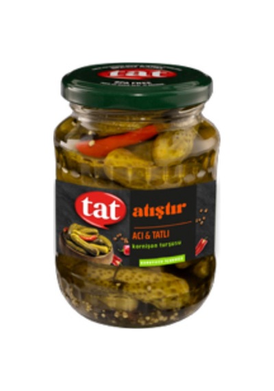 5 Adet Tat Acı & Tatlı Kornişon Turşusu 350 G