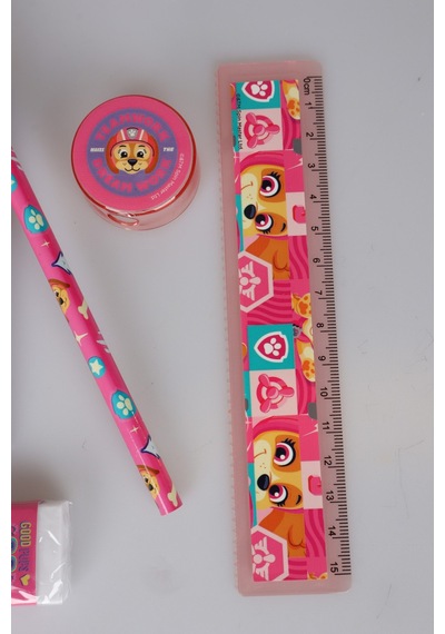 X Dekomus Lisanslı Paw Patrol Pink Paws Collection 5'li Kırtasiye Seti Not Defteri,kurşun Kalem,cetvel,silgi,kalemtraş Diğer