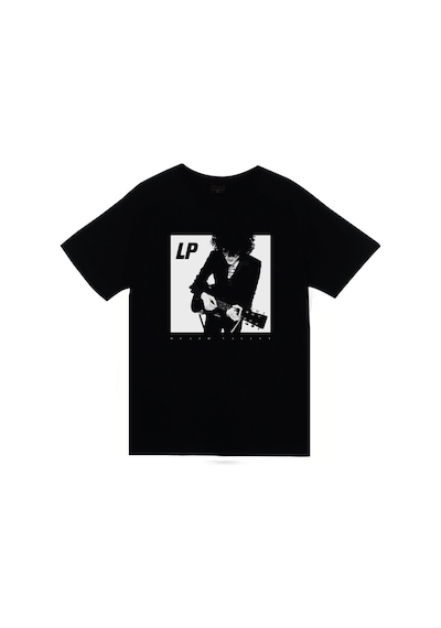 Lp Laura Pergolizzi Baskılı Unisex %100 Pamuk Siyah T-shirt SIYAH