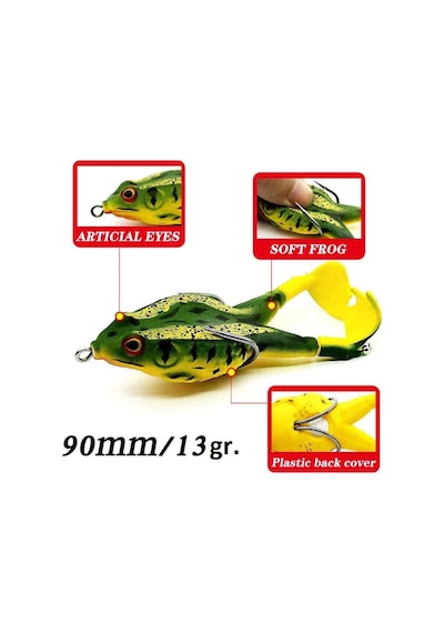 Sahte Kurbağa, Balık Yemi Rapala, Lures Turna Sahte Yem Rapala,Ff