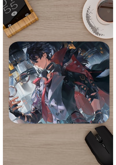 Wriothesley Genshin Impact Anime Gacha V5 - 22x18 Gaming Mouse Pad Fare Altlığı