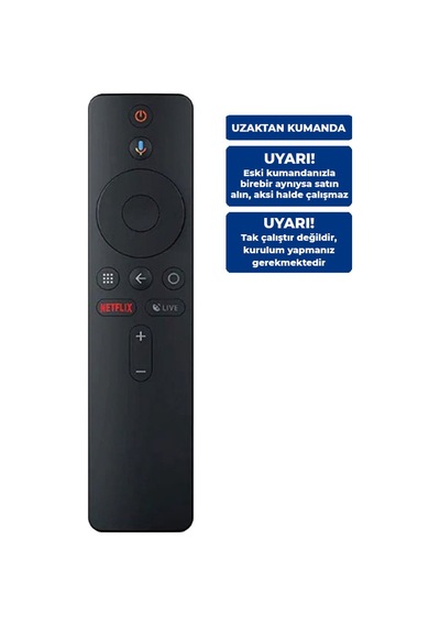 Xiaomi Mi Box S Netflix-Live Tuşlu 4K Android Tv Box Kumanda