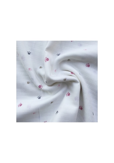 Kız Bebek Pembe Müslin Örtü 75x85 Çok Renkli