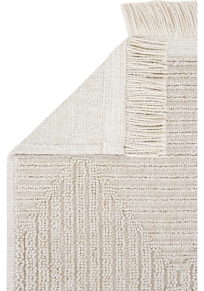 Cool Halı Mirage Bej Kaymaz Taban Yıkanan Mutfak Kilimi Modern Dokuma İnce Yazlık Salon Kilim Halı