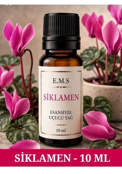 Siklamen Esansiyel Uçucu Yağ Buhurdanlık Yağı Difüzör Esansı Oda Kokusu Esansı Mum Esansı 10 Ml. Çiçek