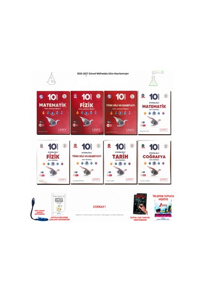 Limit 10. Sınıf Sayısal Sözel Tüm Dersler Konu 8 Kitap Seti