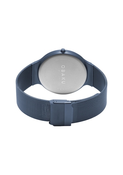 Obaku Denmark V307gxllml Quartz Hasır Lacivert Safir Cam 40 Mm Erkek Kol Saati Lacivert