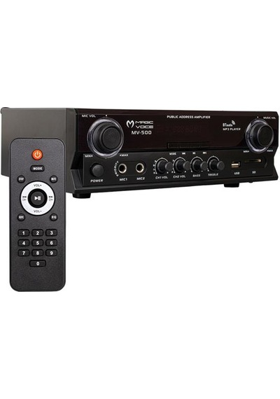 Mv-500 100 Watt Usb-sd-bluetooth 2 Bölgeli Hat Trafolu Anfi