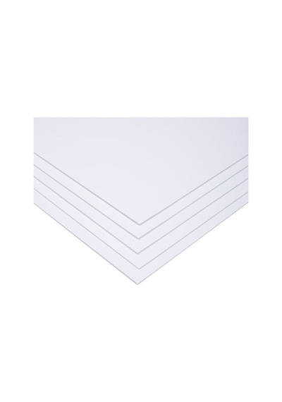 3 Mm 50x70 Cm Fotoblok Straforlu Maket Kartonu Beyaz 5 Adet