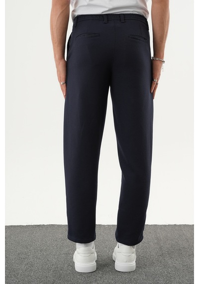 Redline Arden Kışlık Kalın Slim Fit Kemerli Erkek Pantolon Lacivert