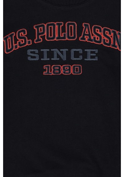 U.S. Polo Assn. Erkek Çocuk Siyah Bisiklet Yaka Sweatshirt 50313843-VR046