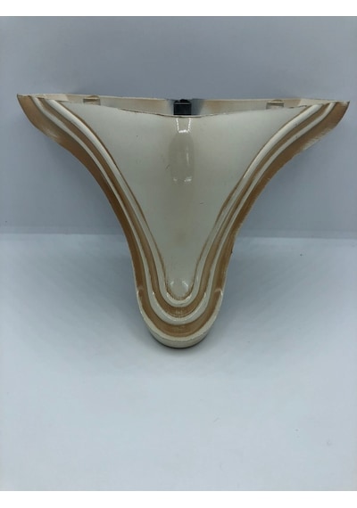 Karakoçaksesuar Plastik,Sefa 12 Cm Krem-Cappuccino Koltuk,Mobilya Ayağı ( 4 Adet)