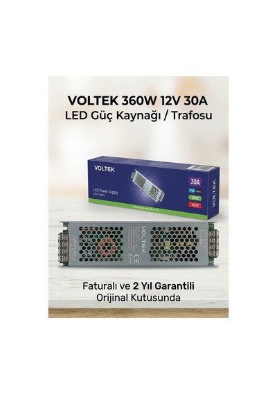 Enerji Aydınlatma / 30a Slim Led Trafo 12v