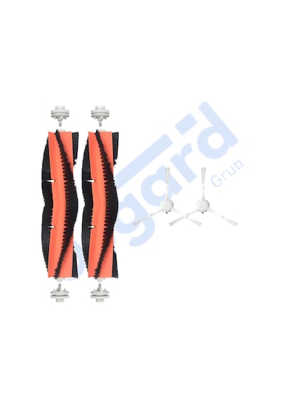 Roborock Q Revo L Uyumlu 1 Ana Fırça 4 Yan Fırça 2 Filtre 4 Mop Pkt-iasgf0001583