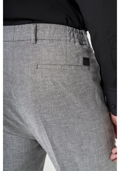 İmza Siyah Yan Cep Comfort Fit Pamuklu Chino Pantolon 1003260167