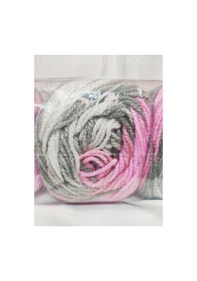 Sweet Baby Batik Ebruli El Örgü İpi 3 Adet - Renk: 333