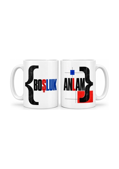 Boşluk Ve Anlam 2 Li Porselen Kupa Seti - Model 695 Diğer