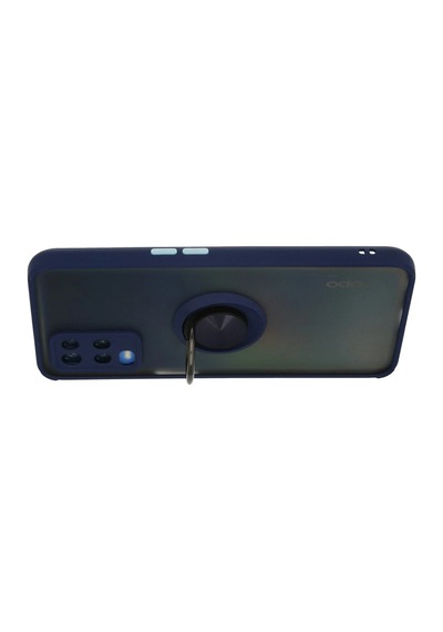 Newface Oppo A54 4g Kılıf Montreal Yüzüklü Silikon Kapak Glblseme - 55 - Lacivert