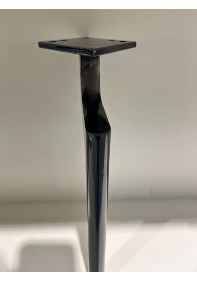 Zarif Metal Ayak 25cm Füme Komidin Koltuk Ünite Şifonyer Dolap Vestiyer Modern Mobilya Ayağı Füme