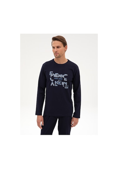 Pierre Cardin Erkek Lacivert Pijama Takım 50322652-200 Lacivert