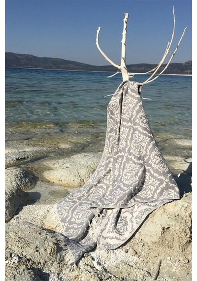 Barok Peştemal - Gri