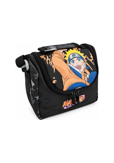 Naruto Termoslu Beslenme Çantası Çocuk Okul Yemek Çantası Günlük Kullanım 24x22x10 Cm Çok Renkli