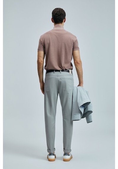 Lufian Erkek Helt 5 Cep Slim Fit Spor Pantolon 111190347 Gri Gri