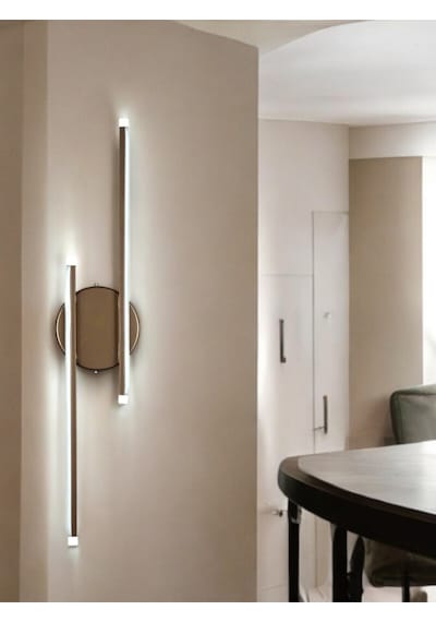 Sare Aplik Kahverengi Modern Tasarım - Hol - Banyo - Mutfak - Salon-yatak Odası Gün Işığı Led Aplik Kahverengi