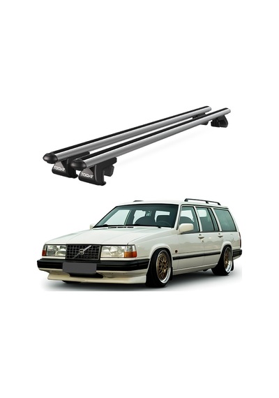 Venüs Volvo 940 Sw 1990-1999 Uyumlu Gri Ara Atkı Port Bagaj Tavan Barı