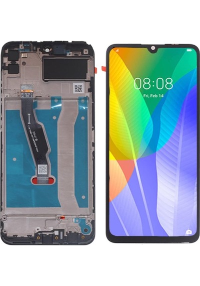 Huawei Uyumlu Y6p 2020 Lcd Ekran Dokunmatik Siyah Çıtalı Servis