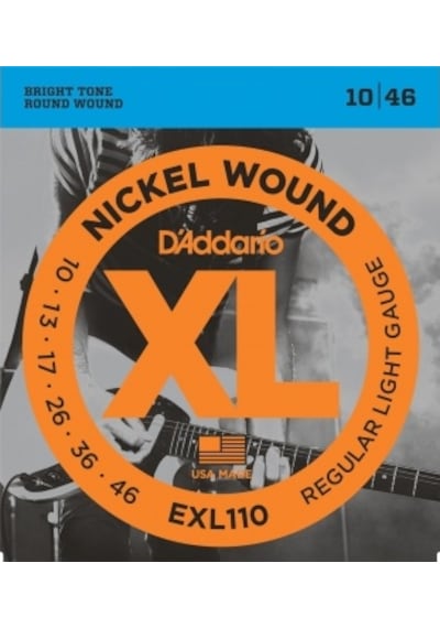 Daddario Exl110 Elektro Gitar Teli 10-46