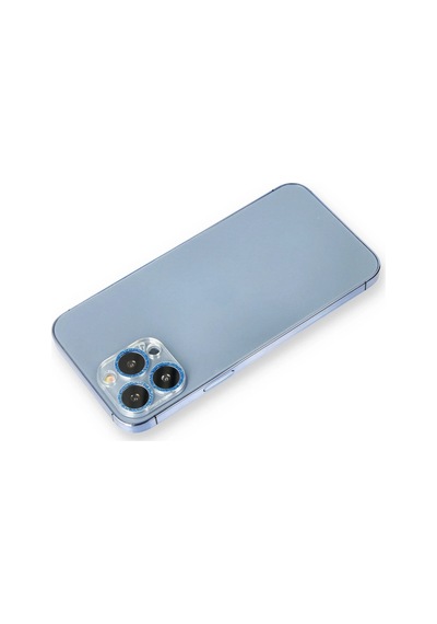 Cosmotex Newface Apple iPhone Uyumlu  12 Pro Max Shine Kamera Lens Koruma Cam - Mavi