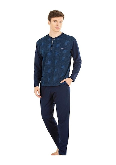Pierre Cardin 6027 Erkek Jakarlı Pijama Takımı 001