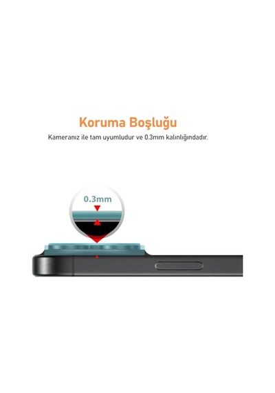 Camera Lens 2 Adet Kamera Lens Protector 16 Pro Max 16 Pro