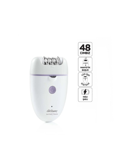 Epilatör Epilasyon Cihazı 48 Cımbız Manyetik Başlık Led Işık Sistem - Hızlı Şarj Ar5173-02 5691