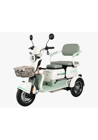 Csn Smart Elektrikli 3 Tekerlekli Motor Yeşil