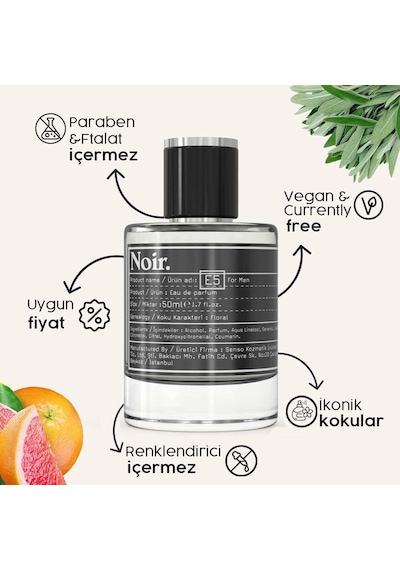 E2 Erkek Edp Parfüm 50 Ml Çiçek - Meyve