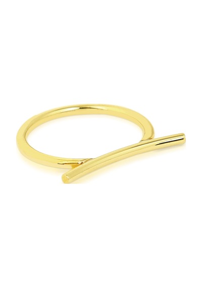 Kuyumcudukkani Elişi Çubuklu Taşsız Yüzük-10358-g Gold