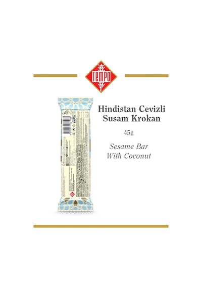 Hindistan Cevizli Susam Krokan 45 G X 12 Adet