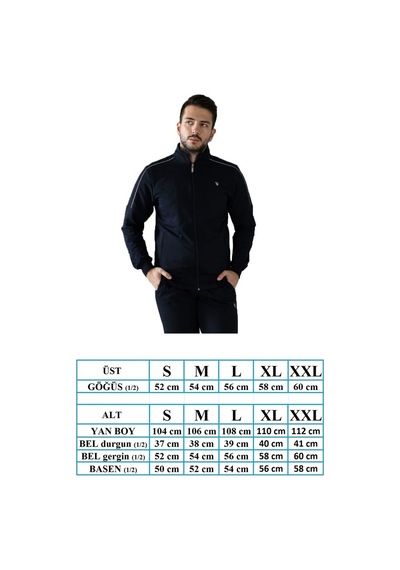 Marco Ferry Erkek Yarım Balıkçı Yaka Cepli Eşofmantakım Edy201401