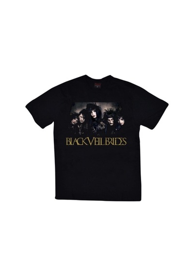 Stoned&Fame Unisex Siyah Black Veil Brides Baskılı T-shirt SIYAH Siyah