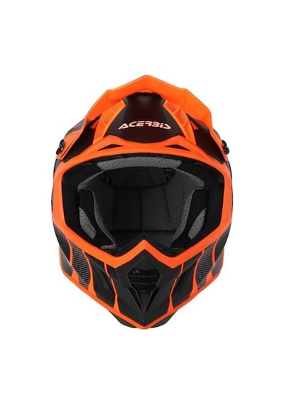 Acerbis X-Track 22-06 Motosiklet Kaskı Siyah - Turuncu