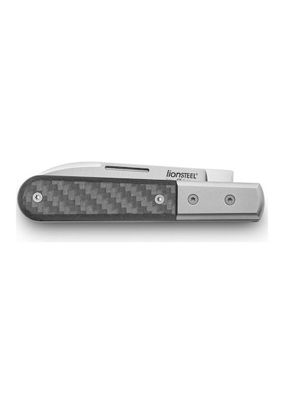 Lionsteel Barlow Karbon Fiber Kamp  Çakı Siyah