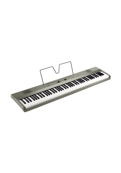 Korg Liano-ms 88 Tuşlu İnce Dijital Piyano - Metalik Gümüş Metallic Silver