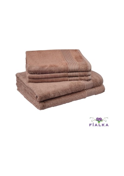 Fialka Arola Bambu Havlu Koyu Kahve 50X90